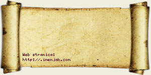 Jovanka Peruničić vizit kartica